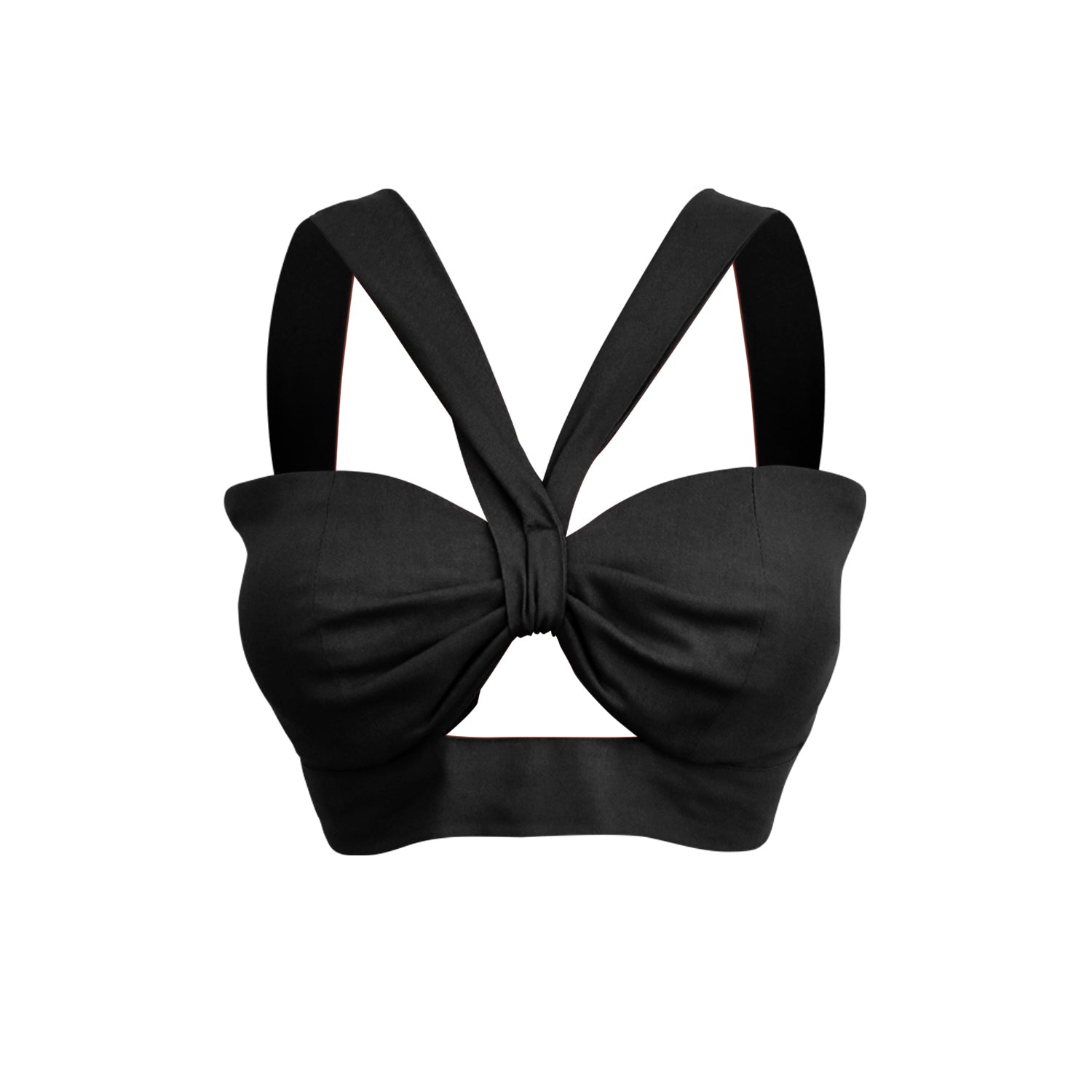 Conjunto DE LINO TOP Y FALDA Negro