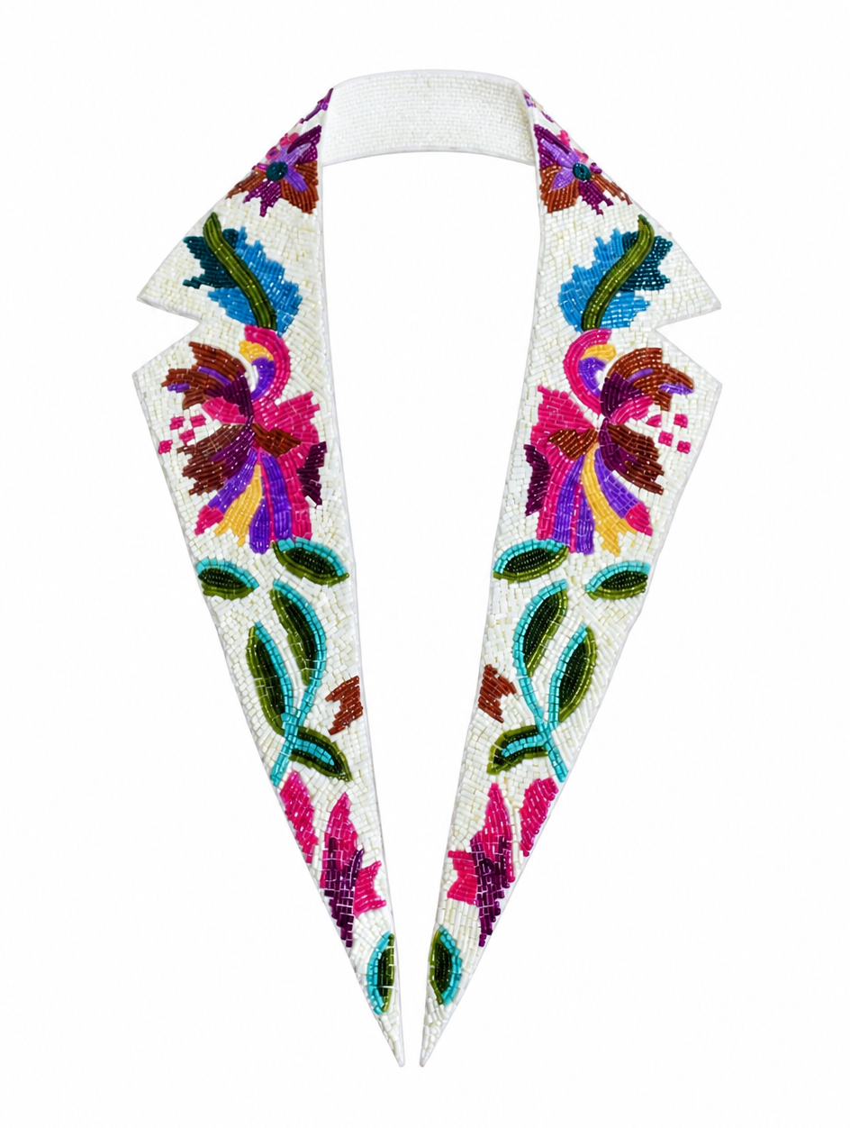 Cuello Chaqueta, Luxury White