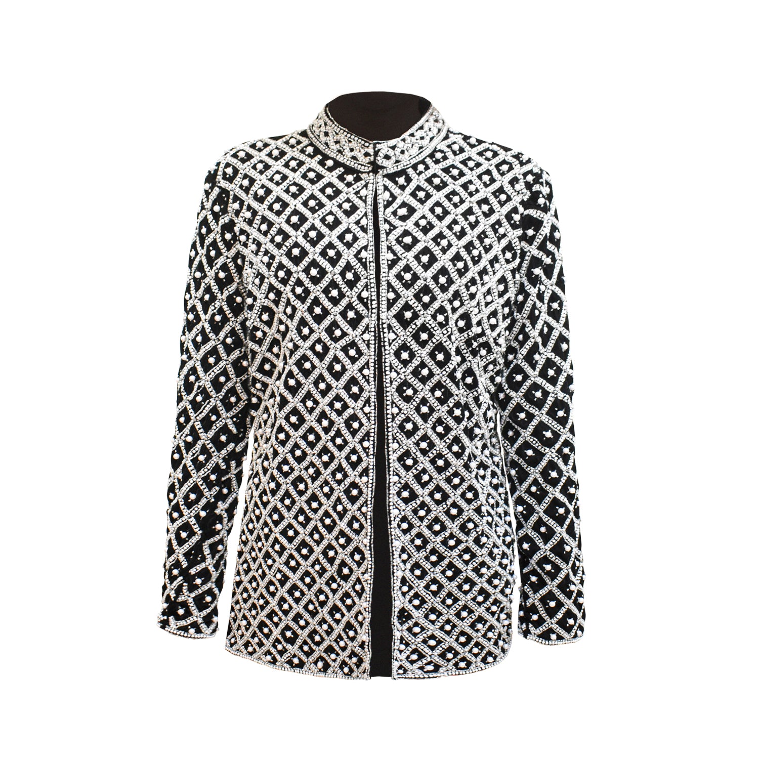 Chaqueta velvet PEARLS