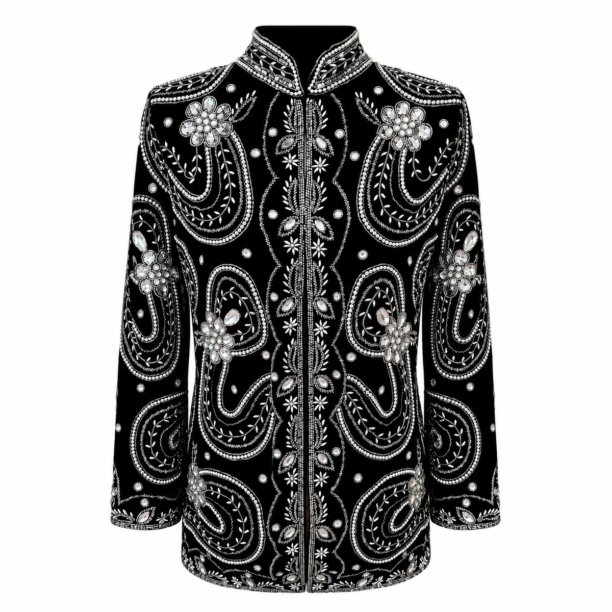 Chaqueta Terciopelo Black Silver