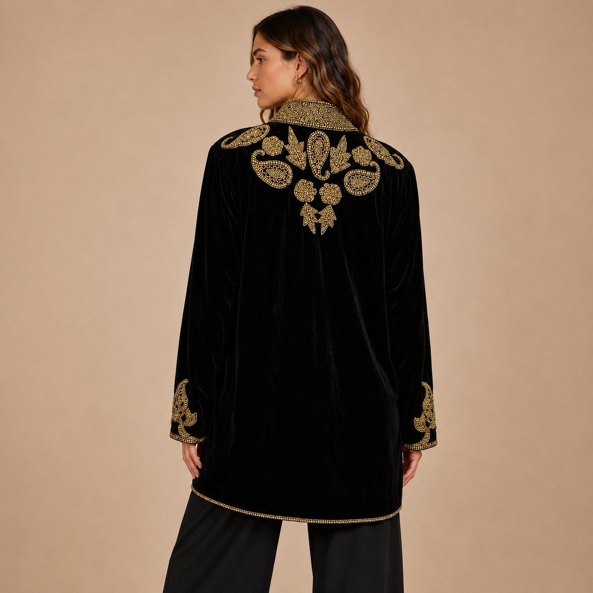 Chaqueta paisley gold