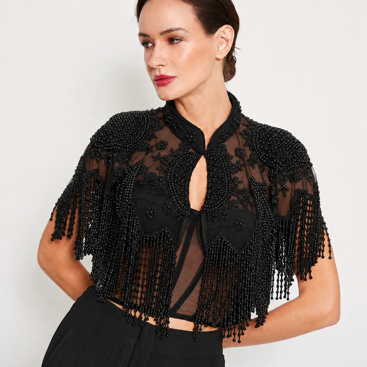 Capa Perlas STAY WITH ME Black