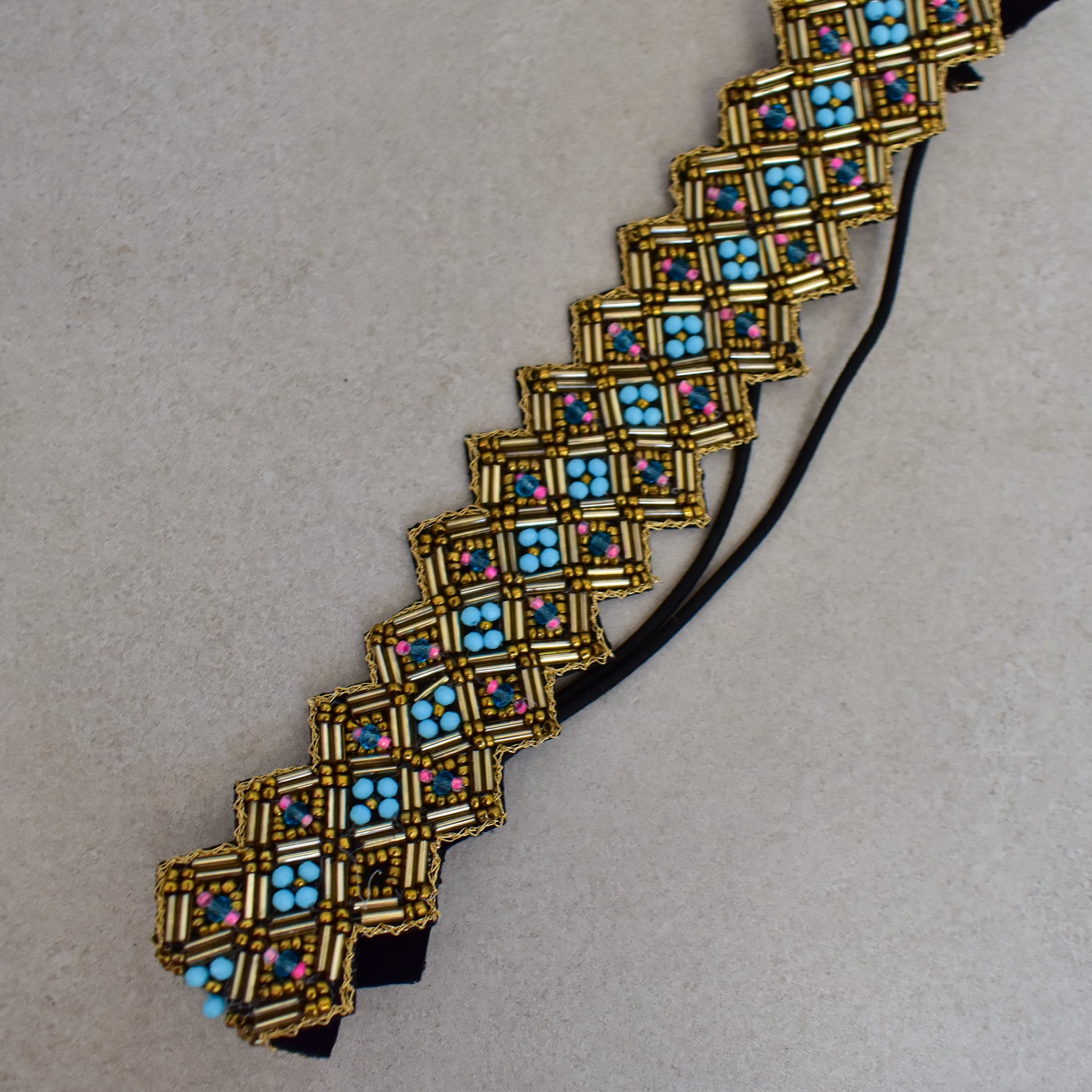 Cintillo Elastic Golden Maya