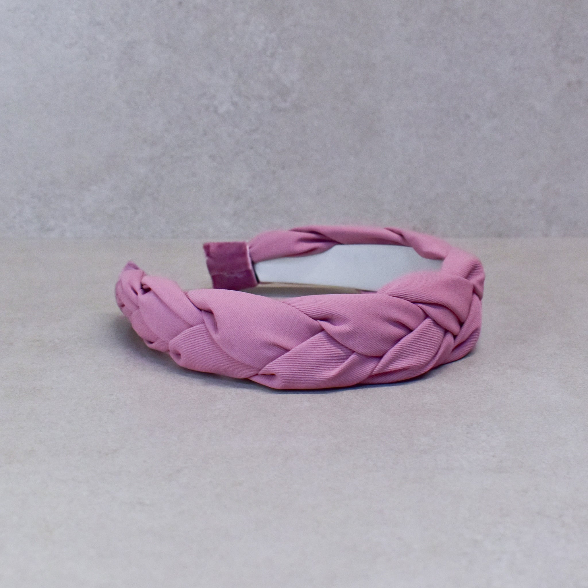 Cintillo BASIC Trenzado Rosa