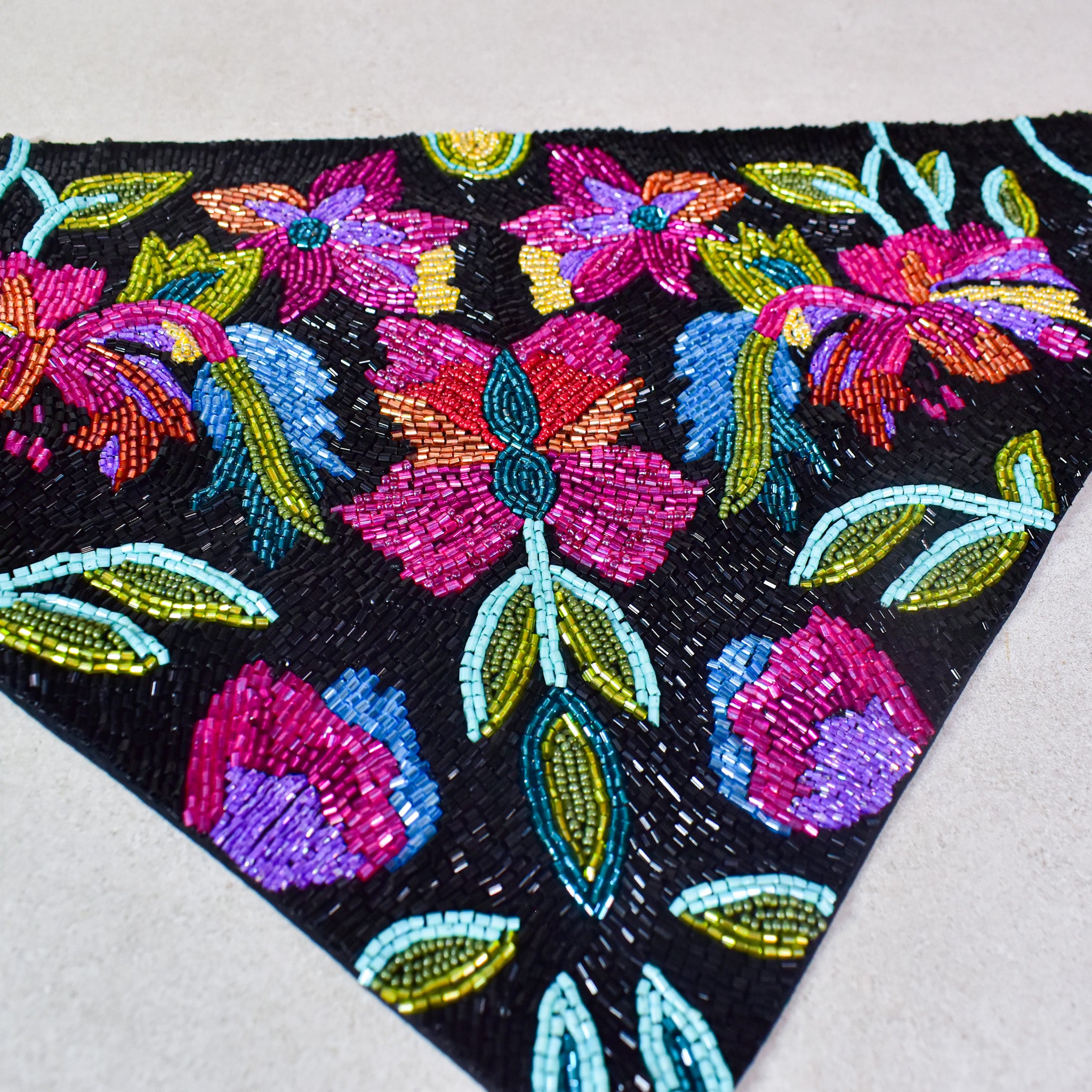 Pañuelo luxury garden black