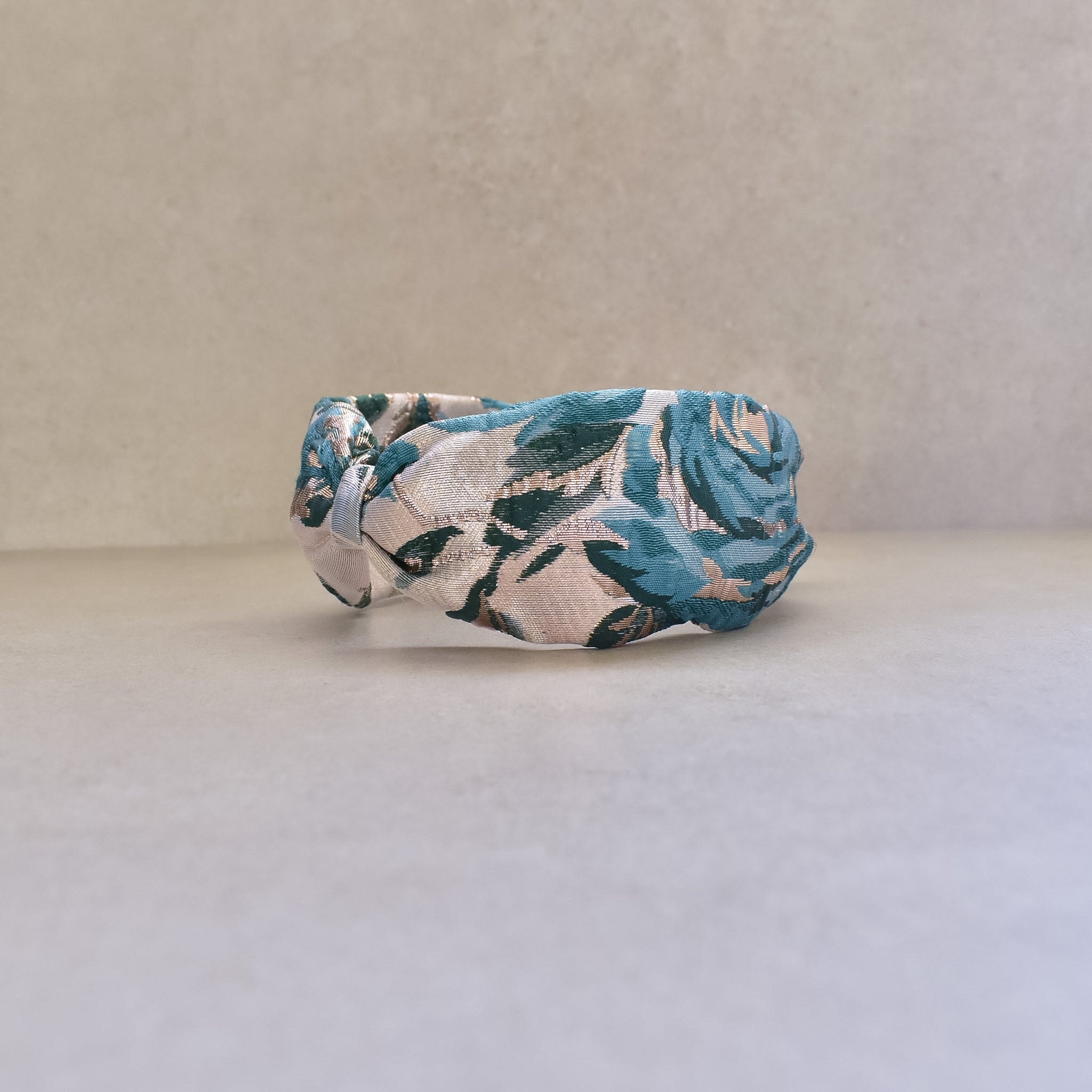 Cintillo, Knot Flower turquesa