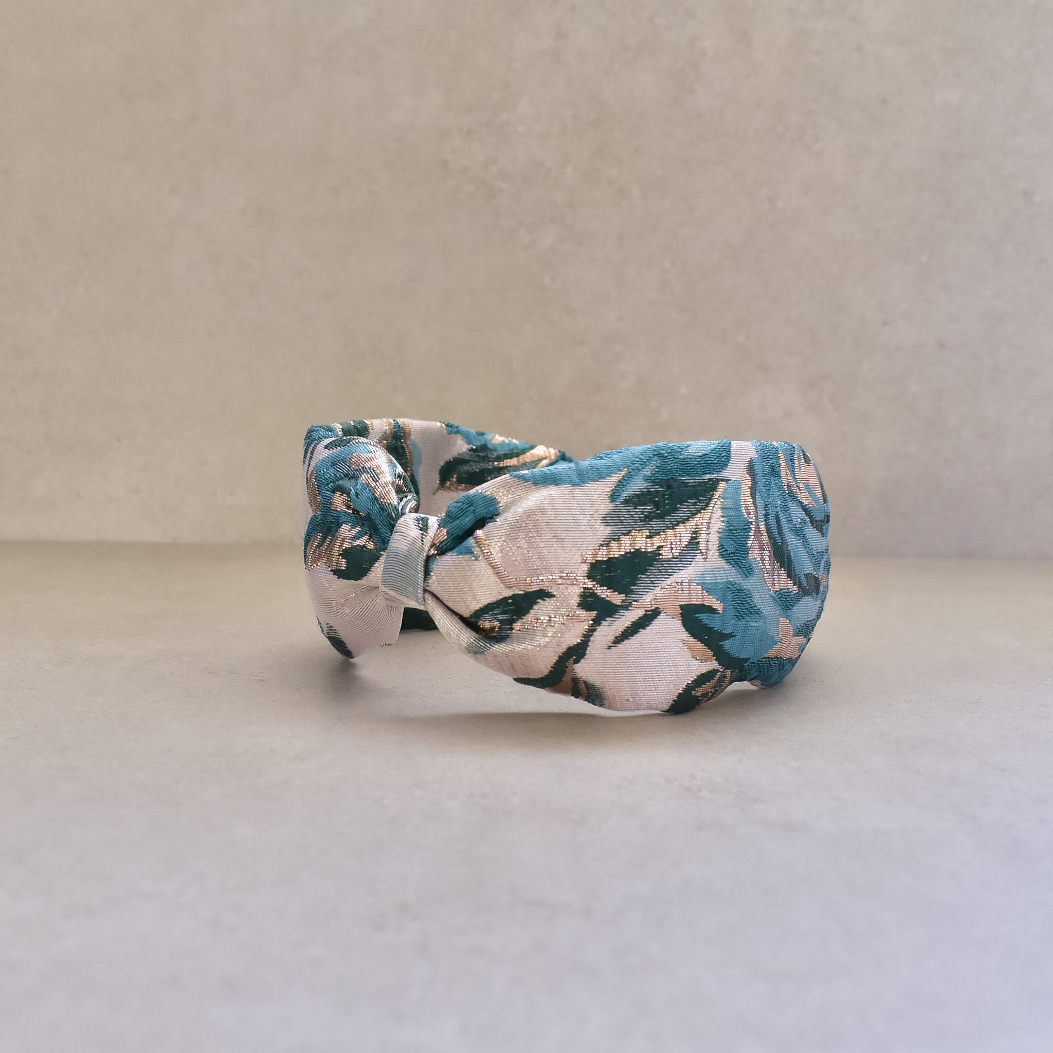 Cintillo, Knot Flower turquesa