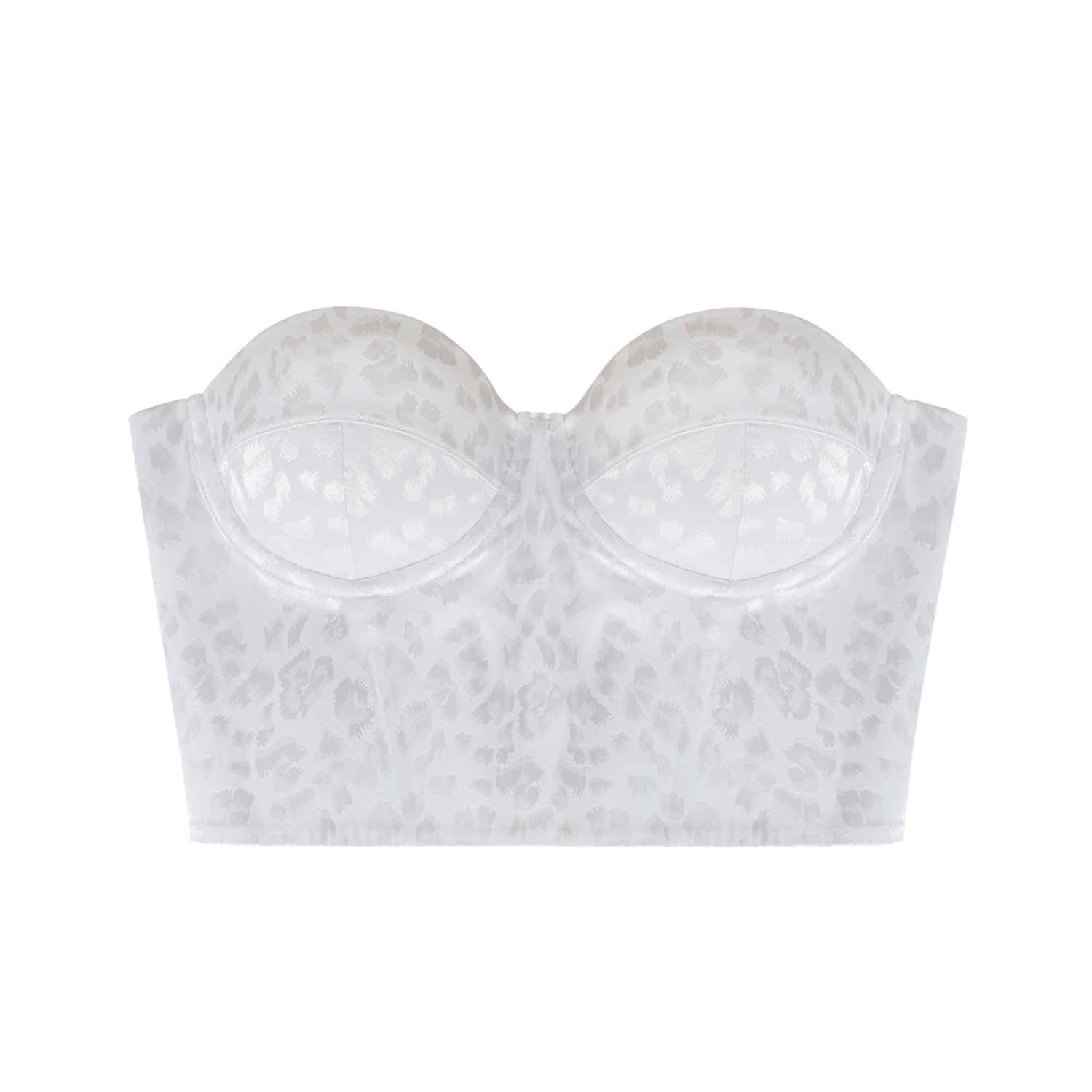 Corsé Animal Print White