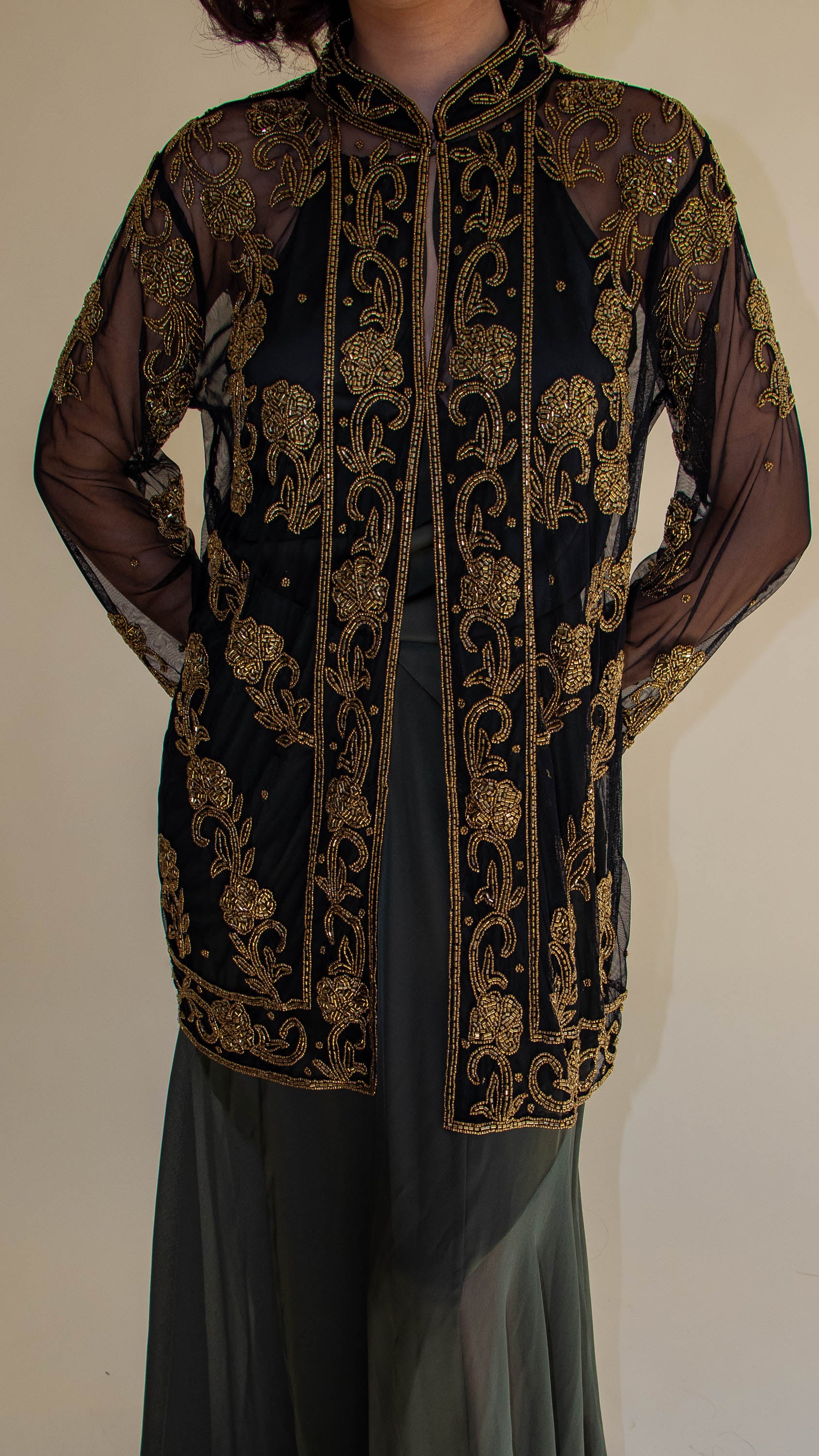 Chaqueta, Kimono traslucido GOLDENSTONE