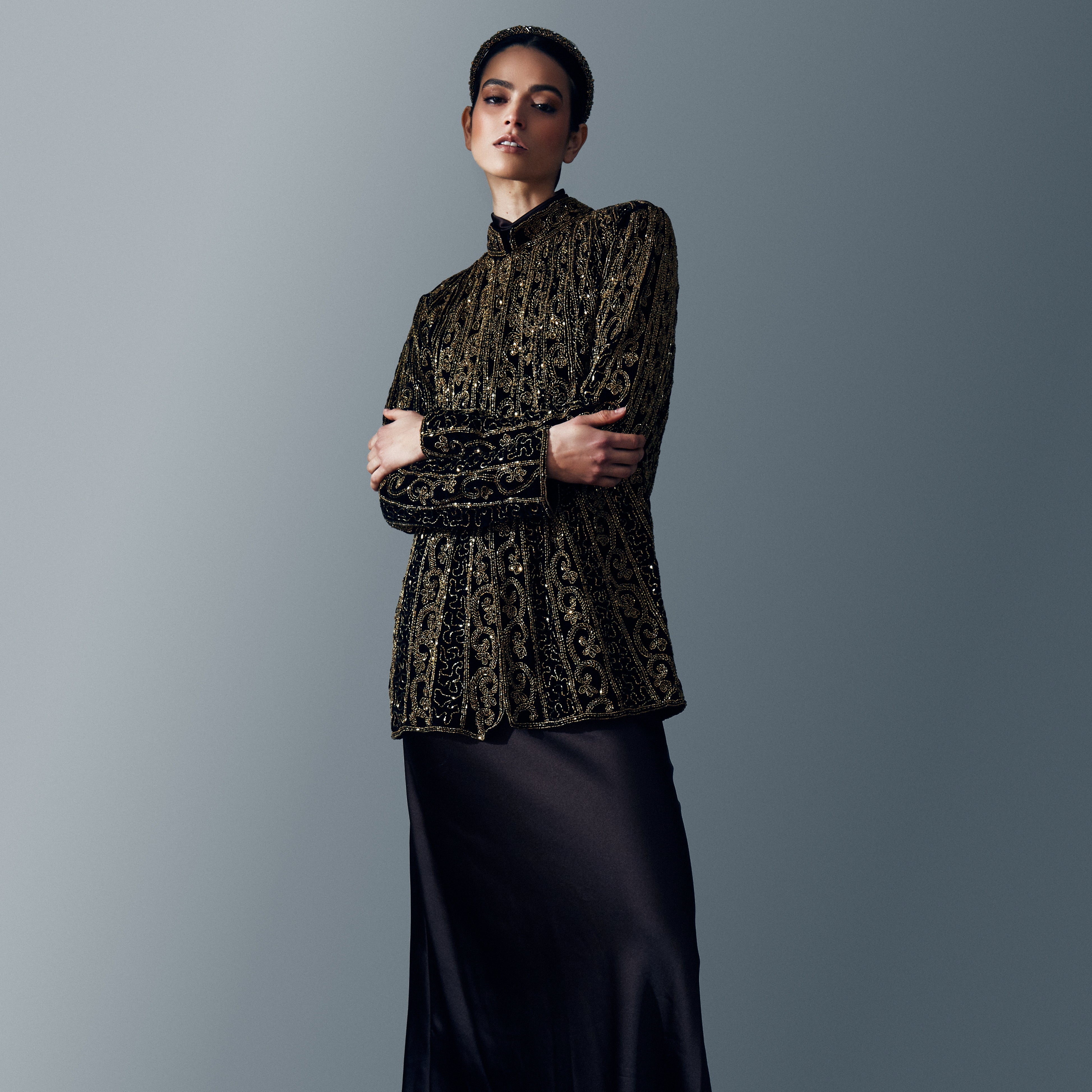 Chaqueta VELVET LEARNING TO FLY cobre