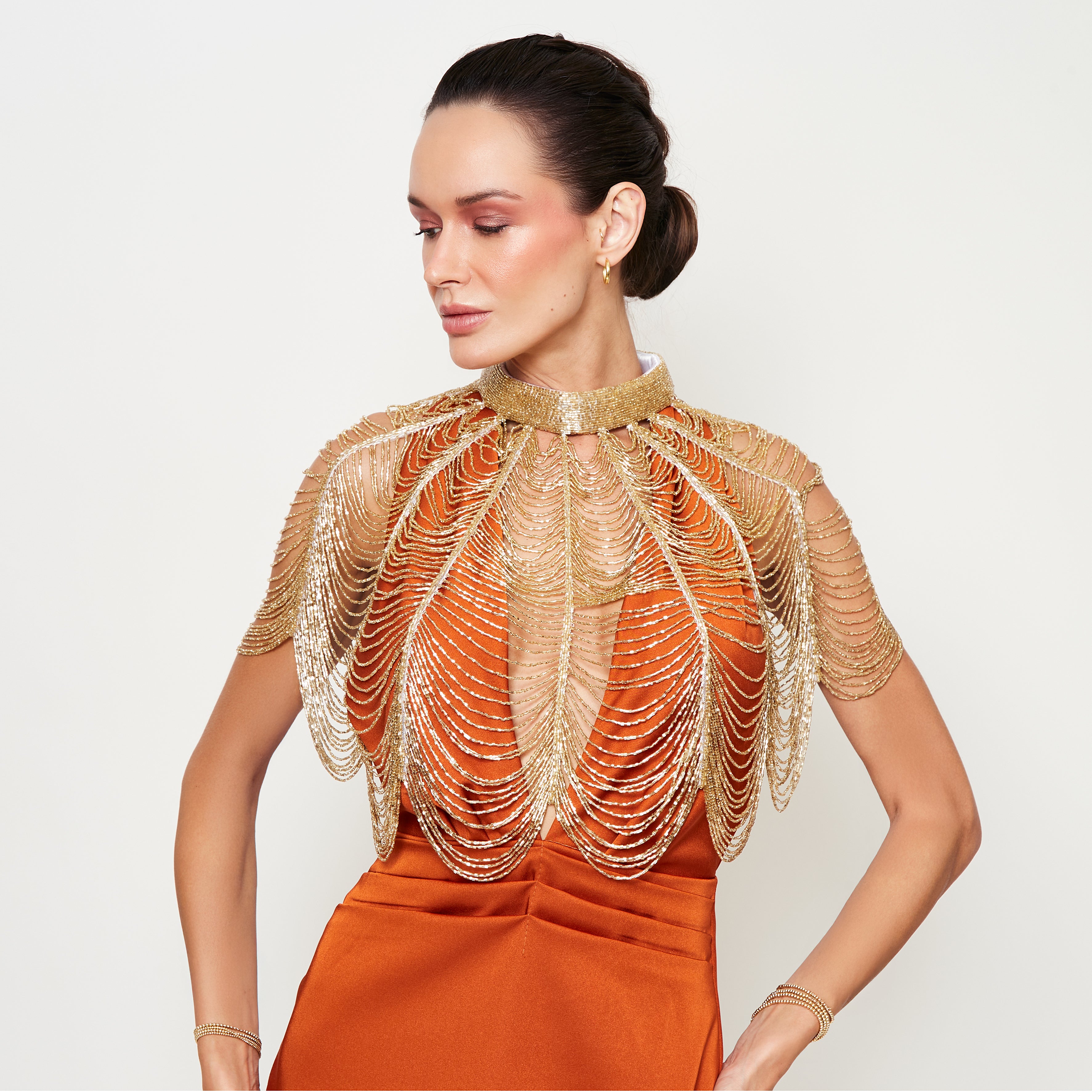 Vestido Sofía Terracota
