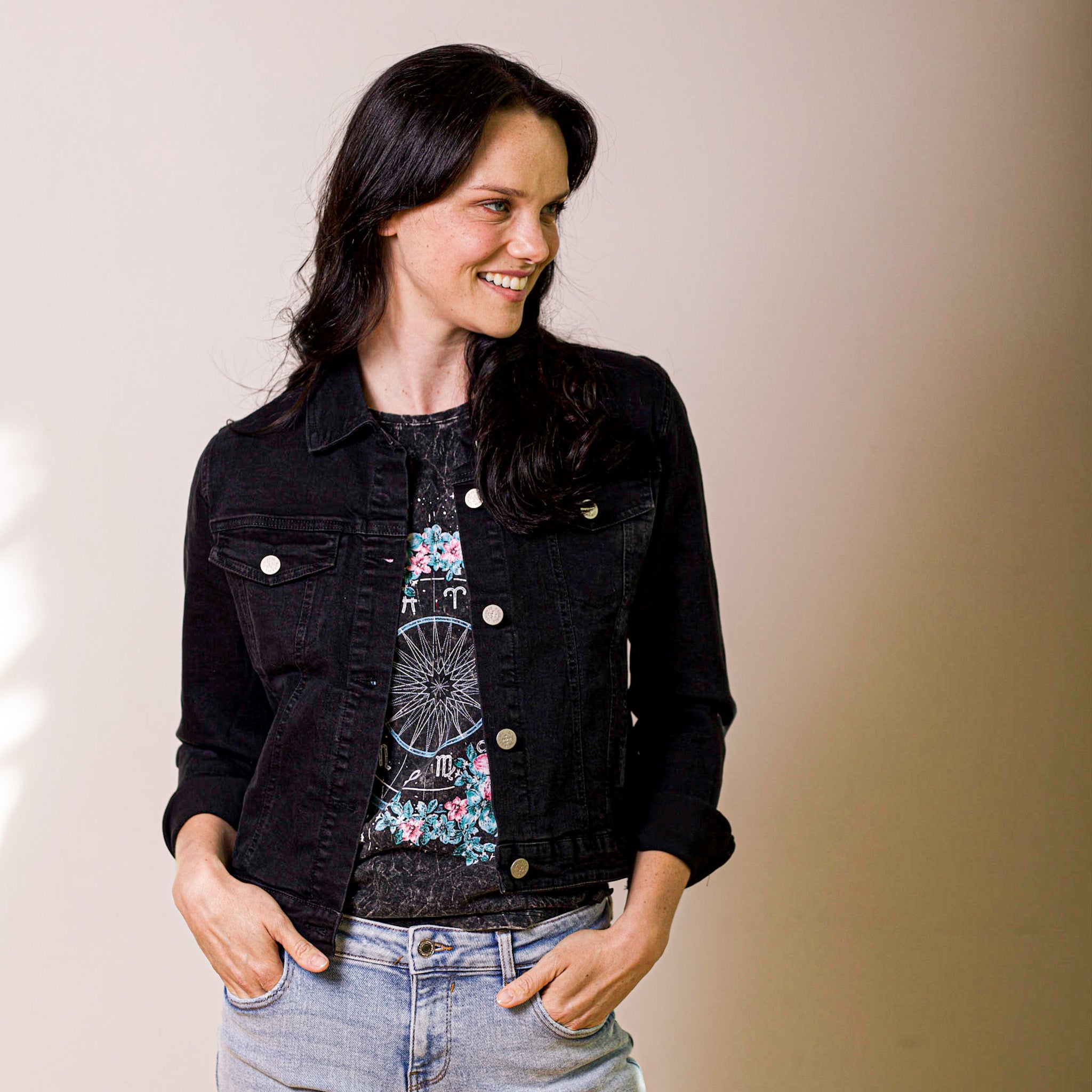 Chaqueta Basic BLACK JEANS