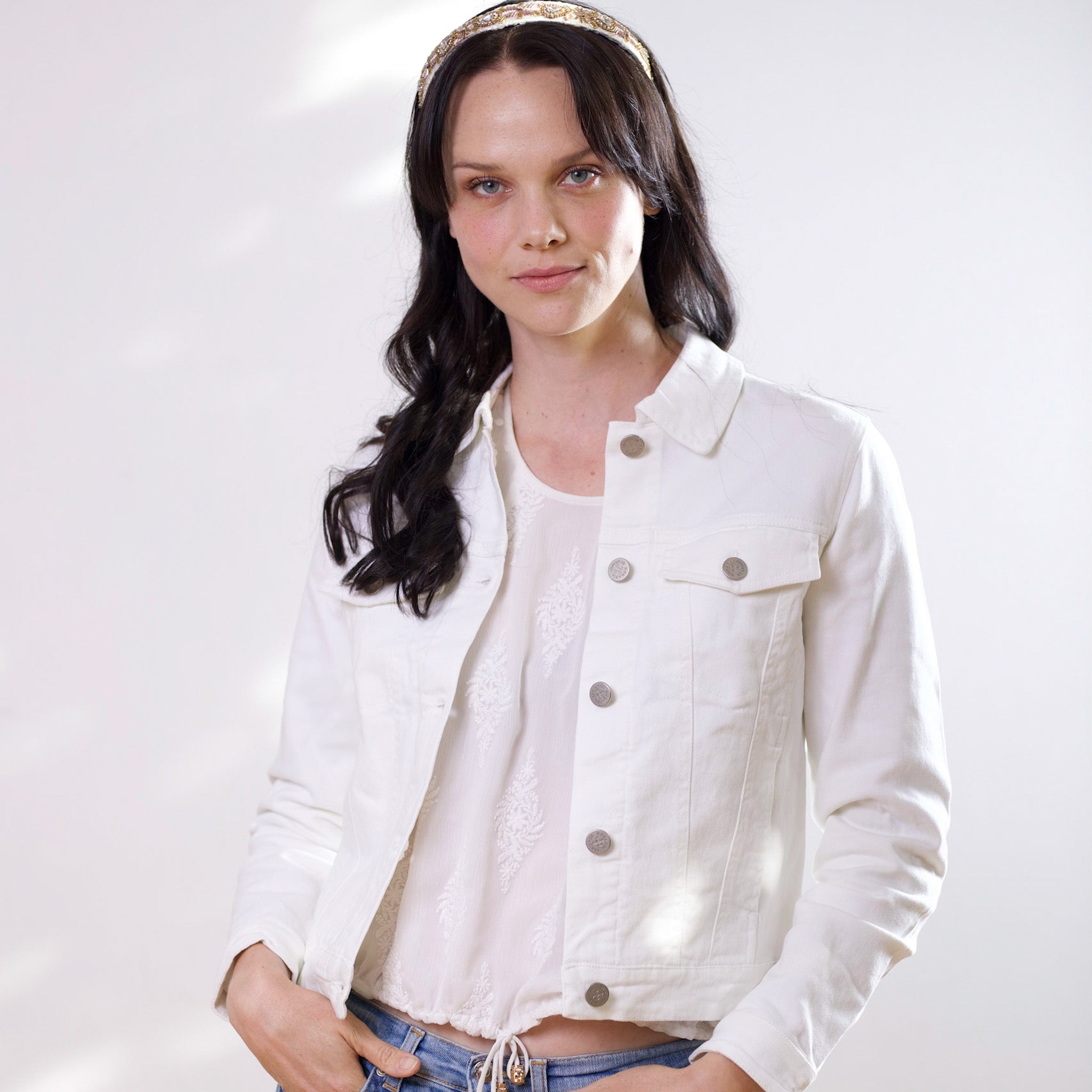 Chaqueta Basic WHITE JEANS
