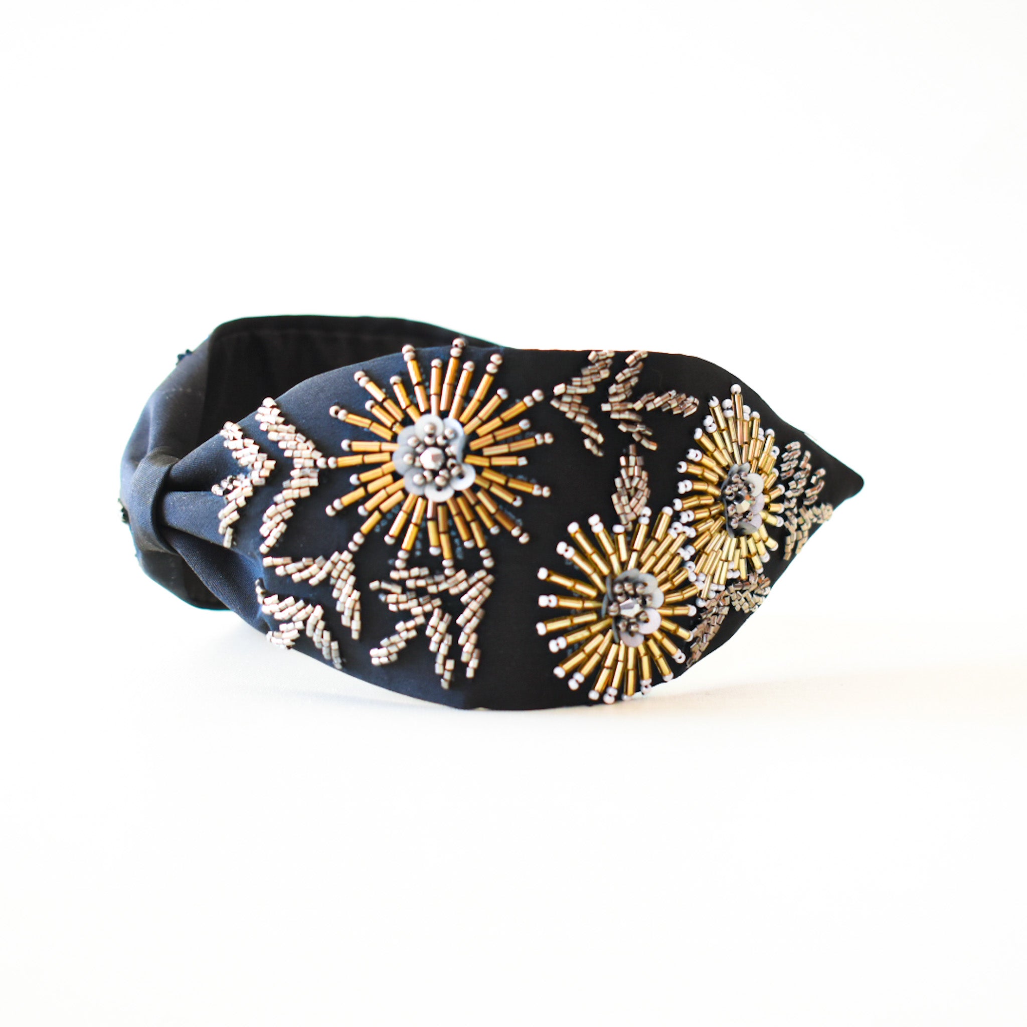 Cintillo diadema Fireworks Flower black