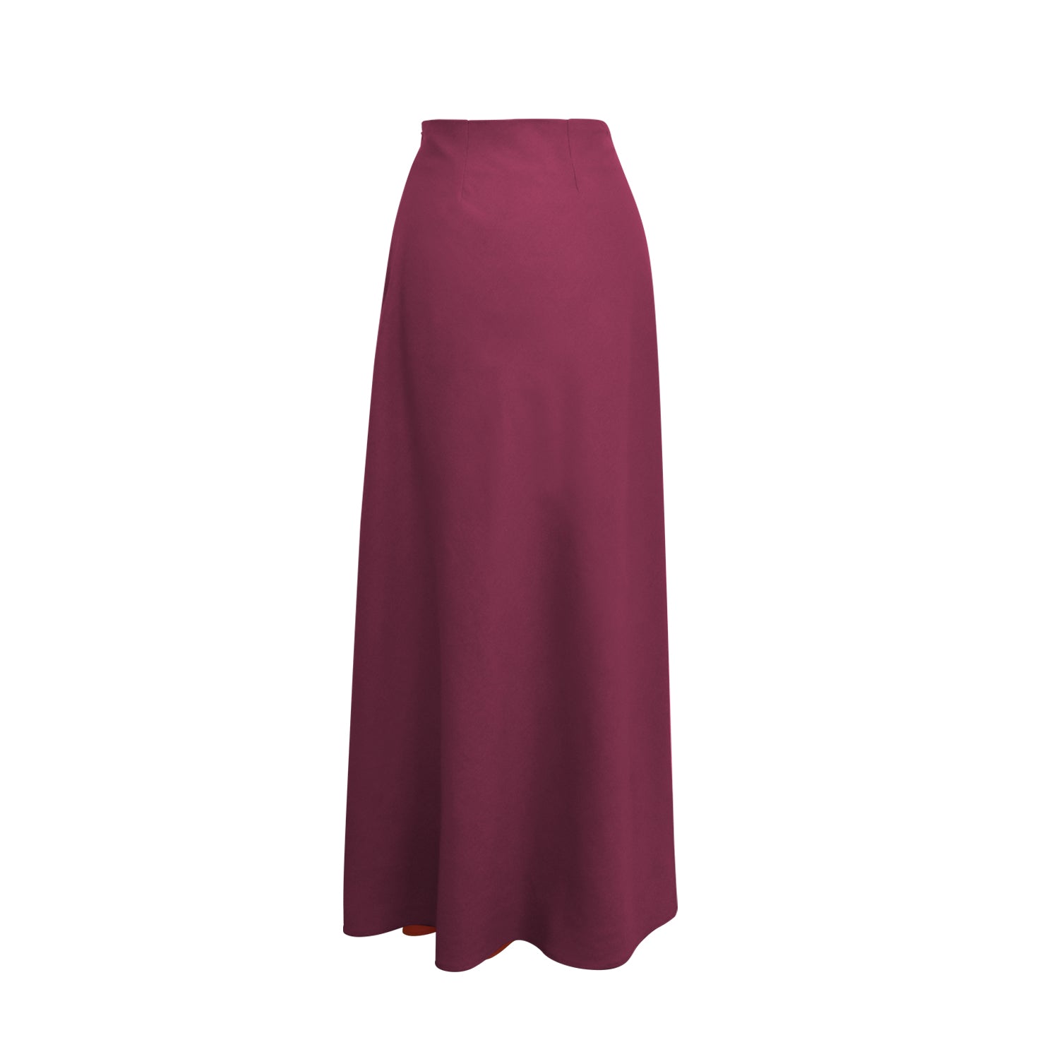 Conjunto DE LINO TOP Y FALDA burdeo