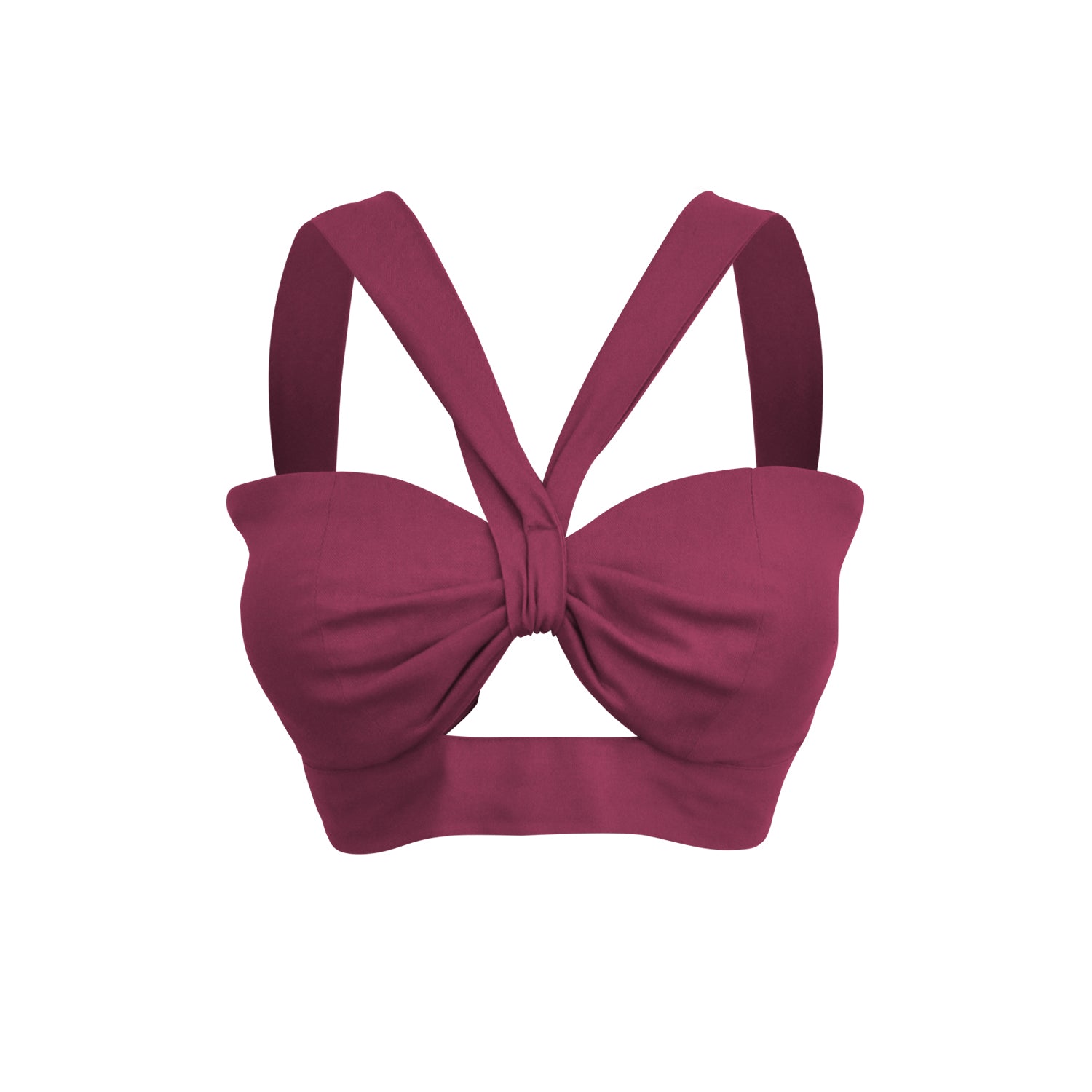 Conjunto DE LINO TOP Y FALDA burdeo