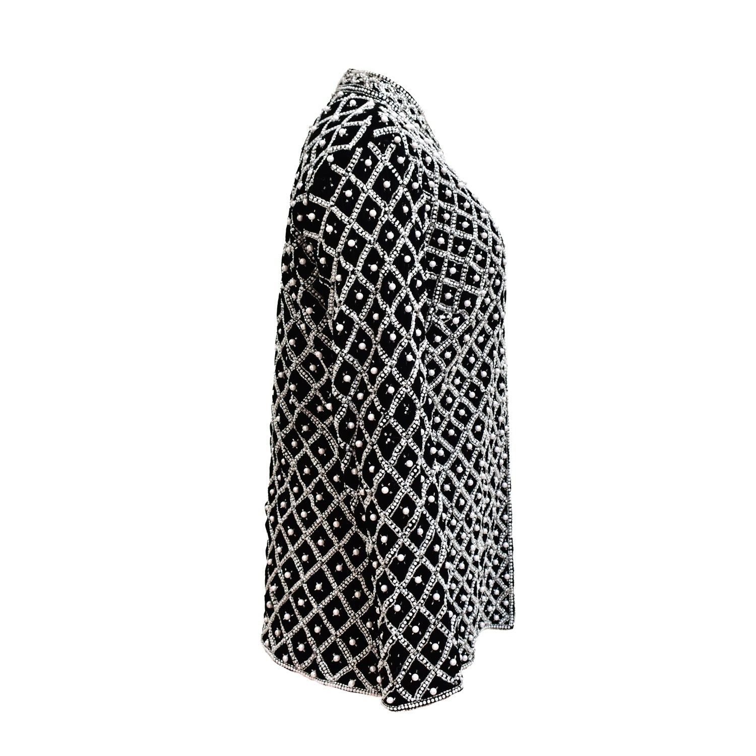 Chaqueta velvet PEARLS