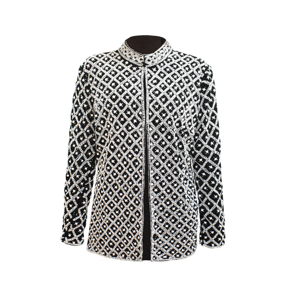 Chaqueta velvet PEARLS