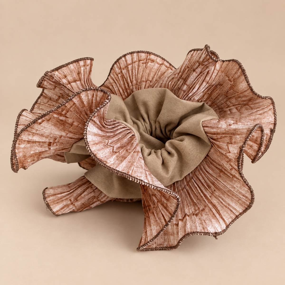 Scrunchie Espresso waves
