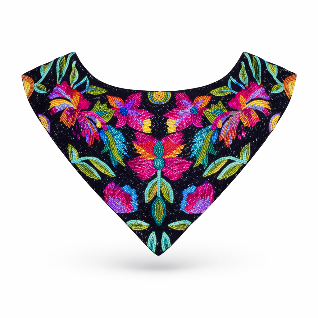 Pañuelo luxury garden black
