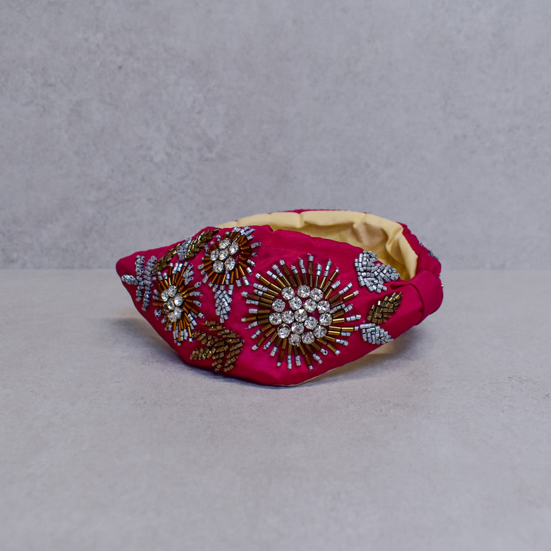 Cintillo diadema Fireworks Flower Red