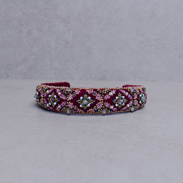 Cintillo Geometric BRIDGETE VELVET