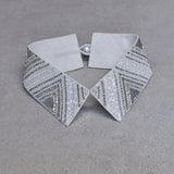 Cuello bordado Lucky you