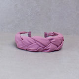 Cintillo BASIC Trenzado Rosa