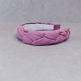 Cintillo BASIC Trenzado Rosa