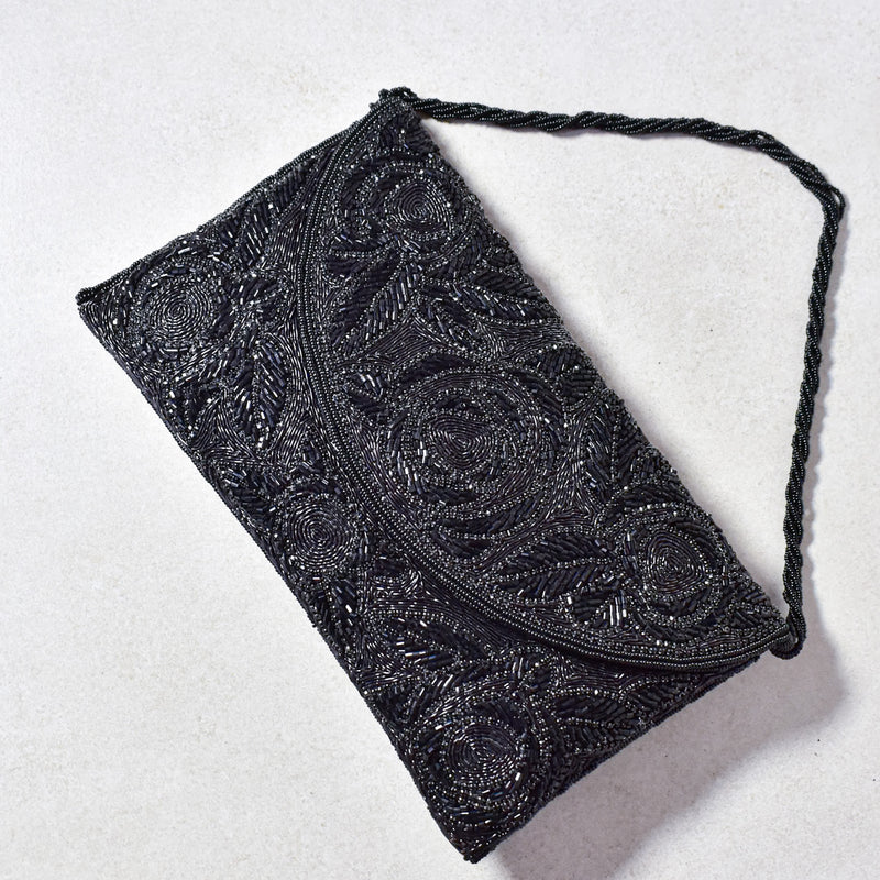 Cartera Black Roses