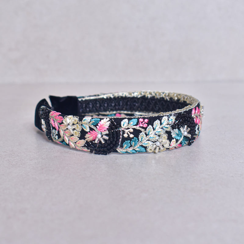 Cintillo garden night beaded