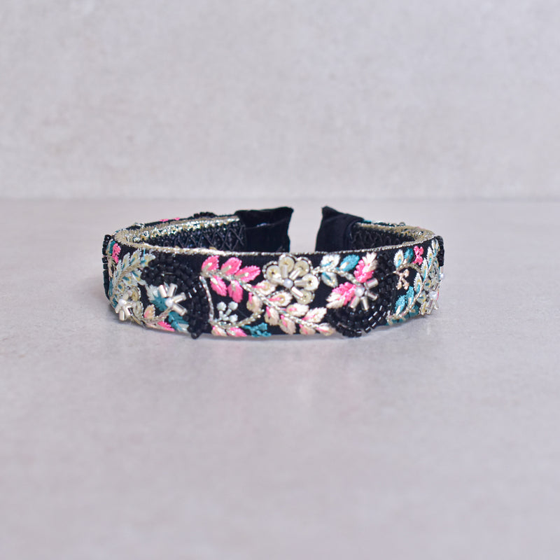 Cintillo garden night beaded