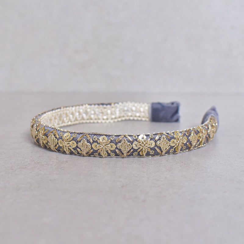 Cintillo ethnic goldengrey