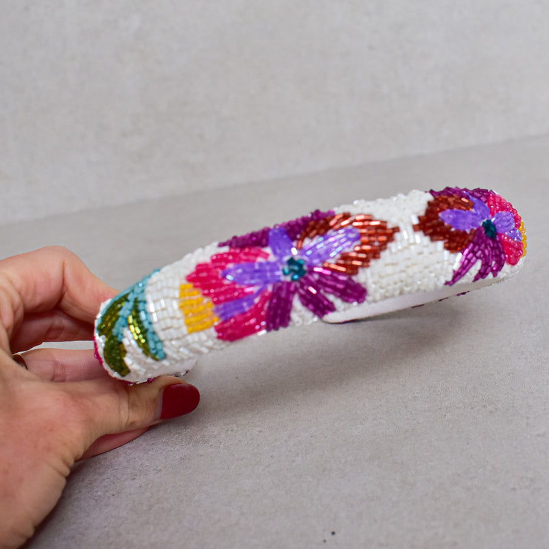 Cintillo luxury Garden White wider