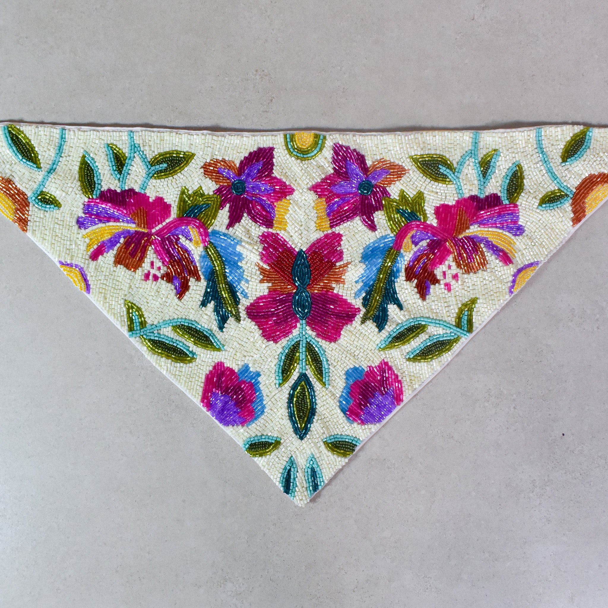 Pañuelo luxury garden white