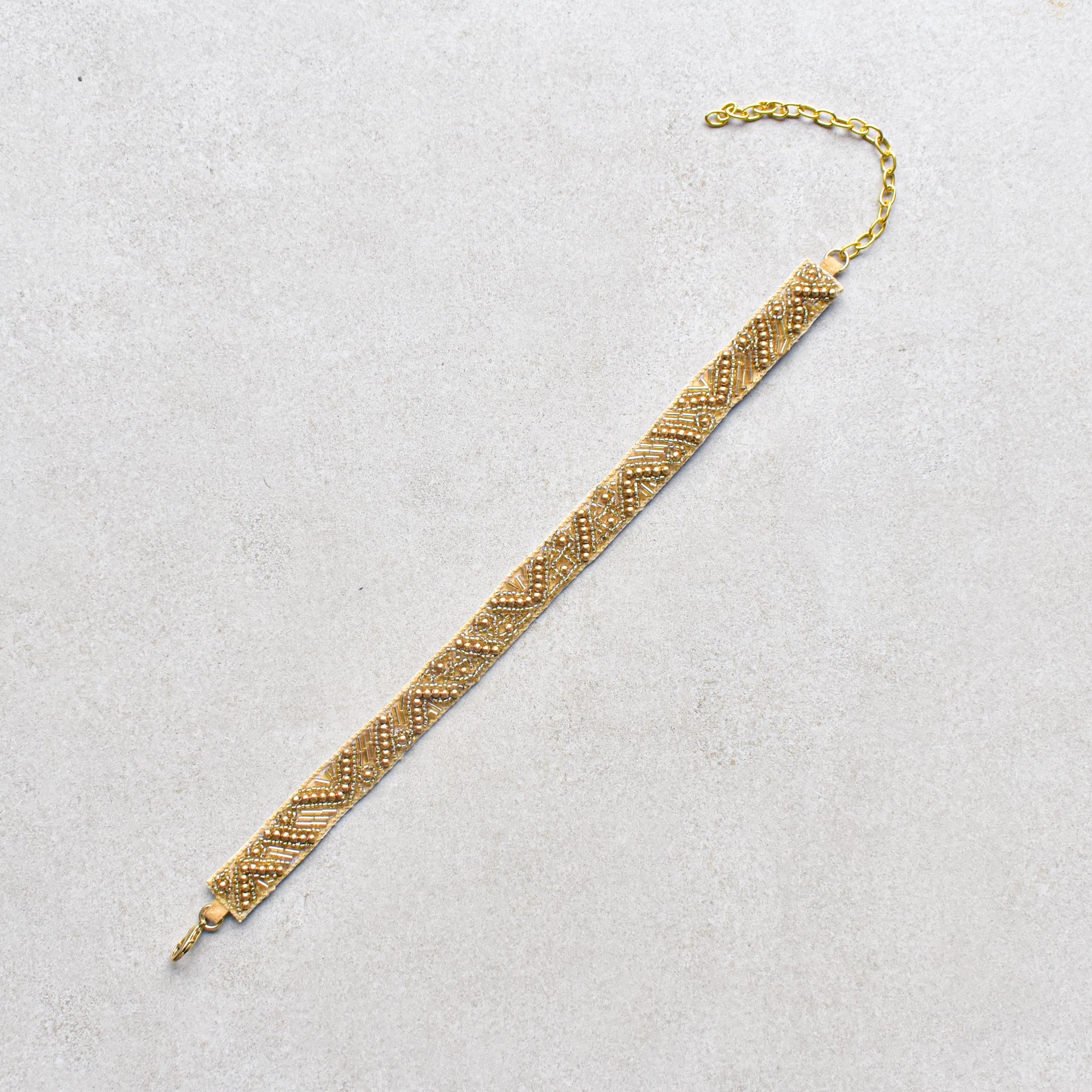 Choker Golden Lace