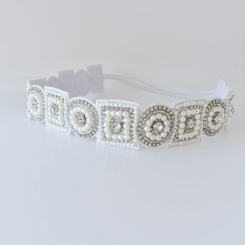 Cintillo elastic White Swan