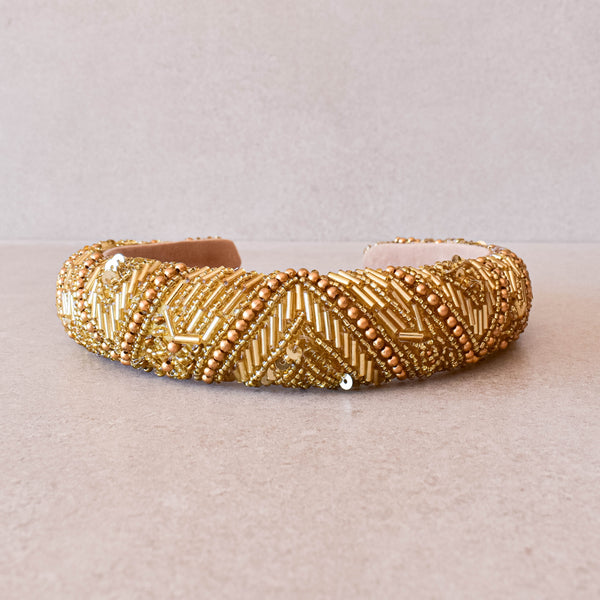 Cintillo Gold Ethnic Crown