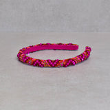 Cintillo Skinny Fucsia Ethnic Crown