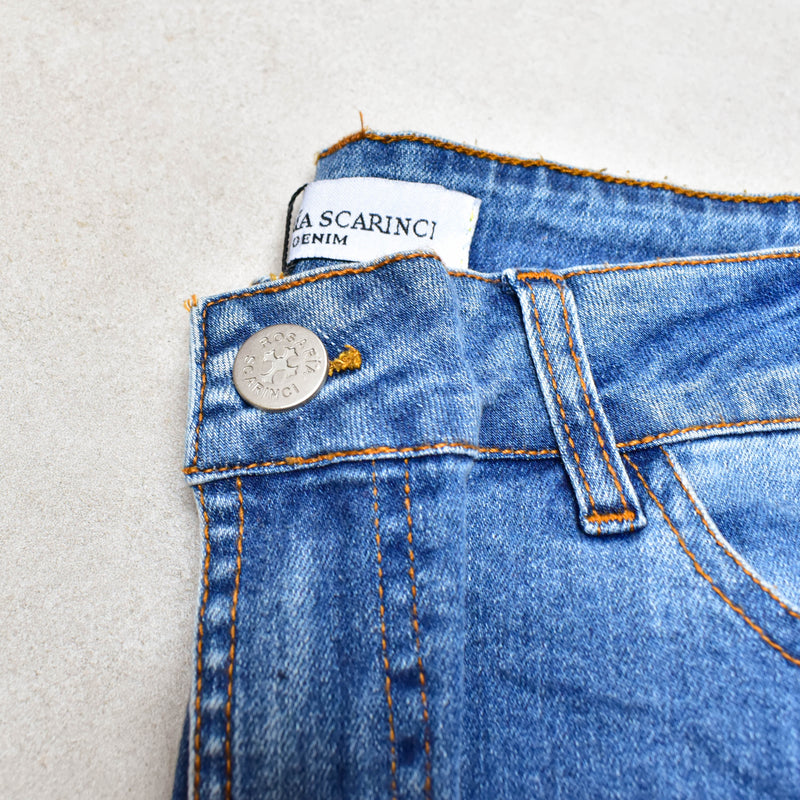 JEANS BLUE EMBELLISHMENT SECRET GARDEN