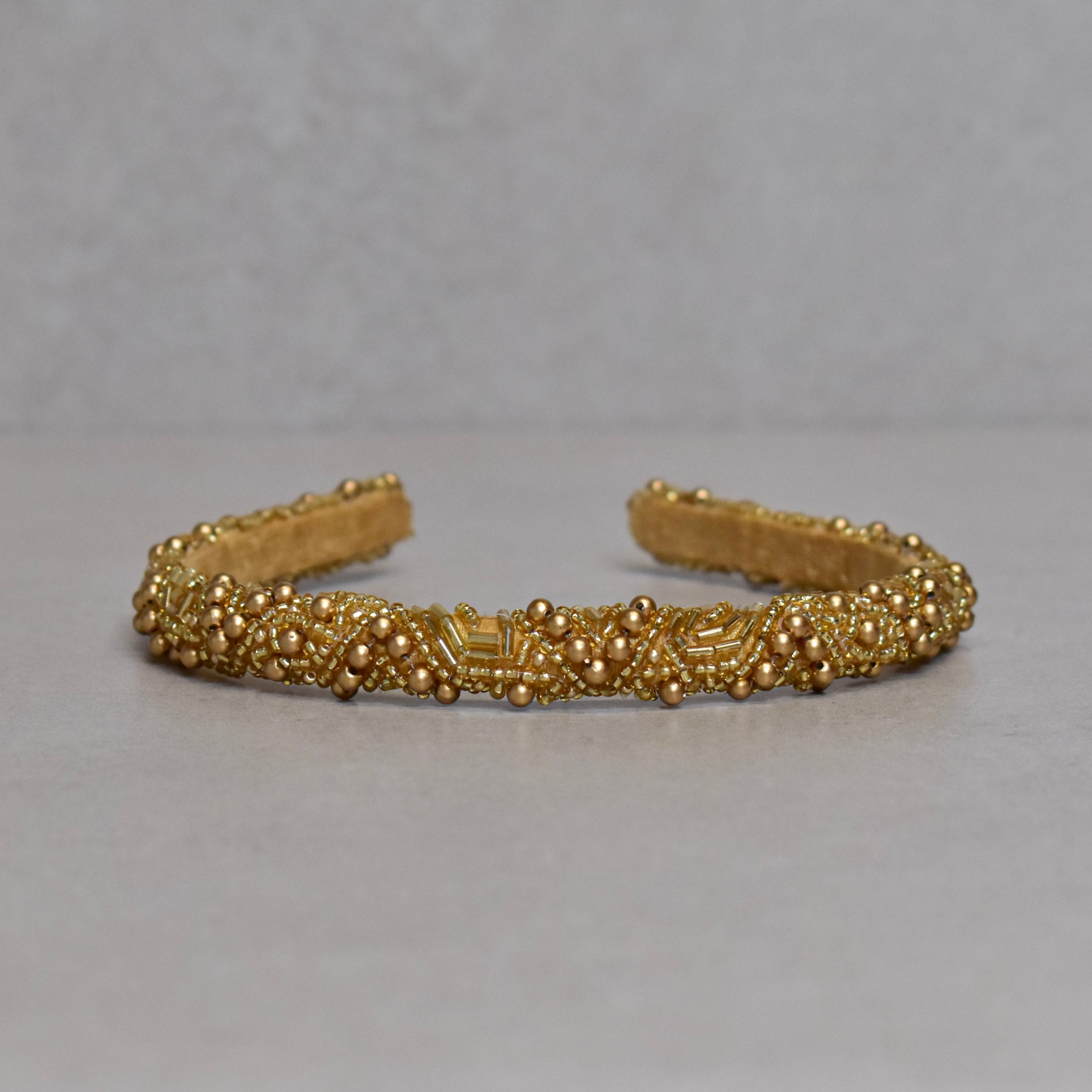 Cintillo Golden Lace skinny