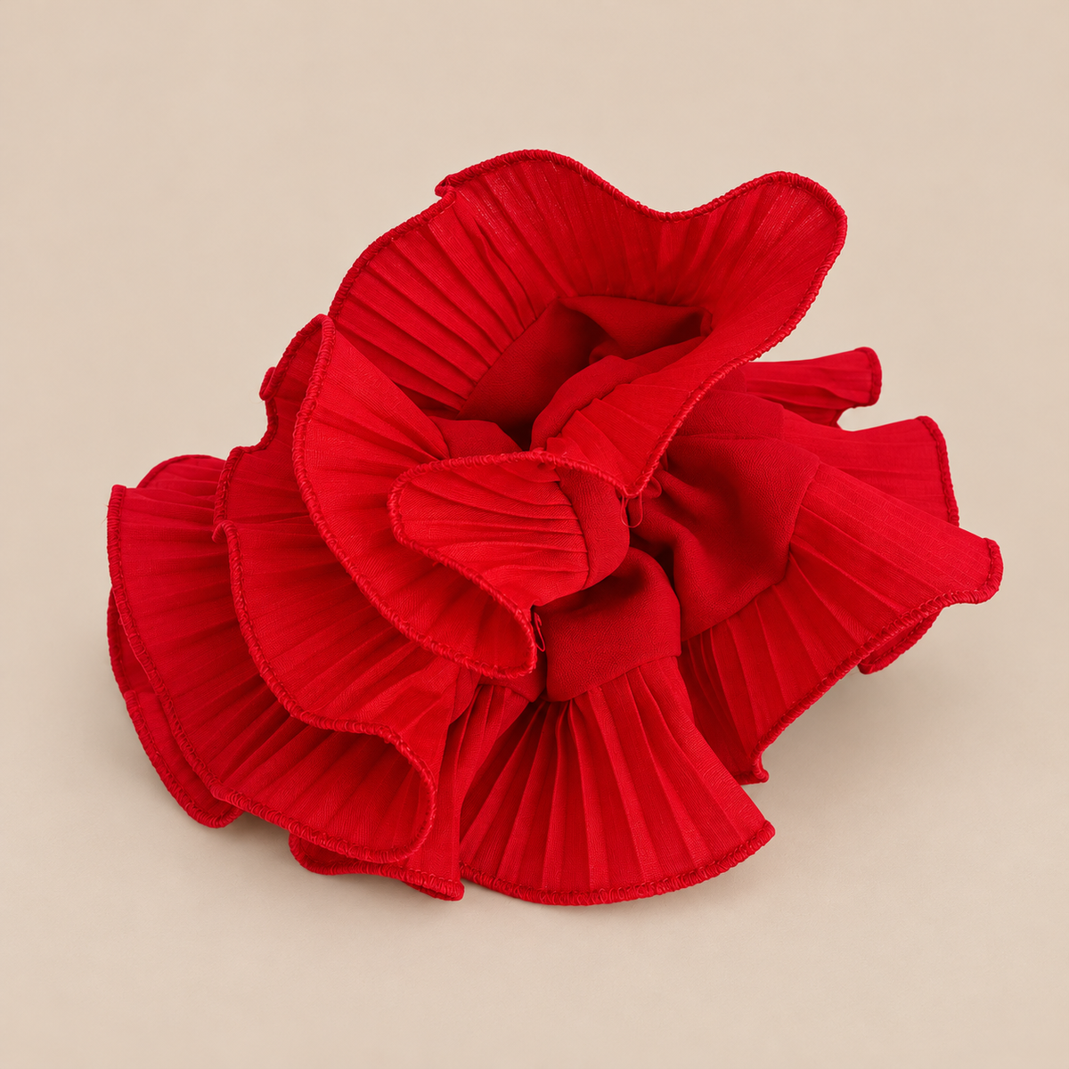 Scrunchie Red Waves