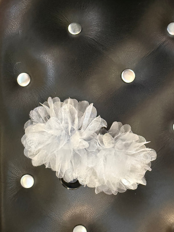 Pinche doble Rose light blue