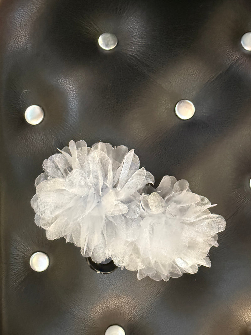 Pinche doble Rose light blue