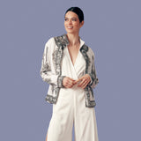 Chaqueta Velvet Dynasty white
