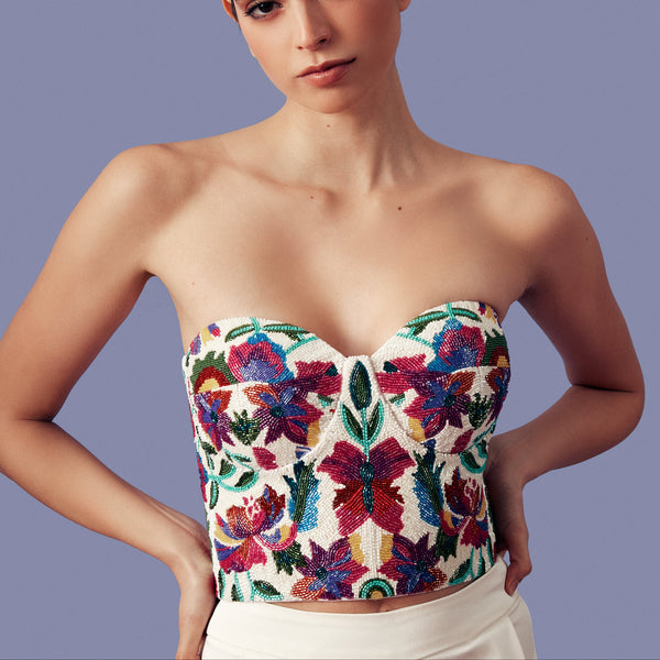 Corsé Eden Garden white