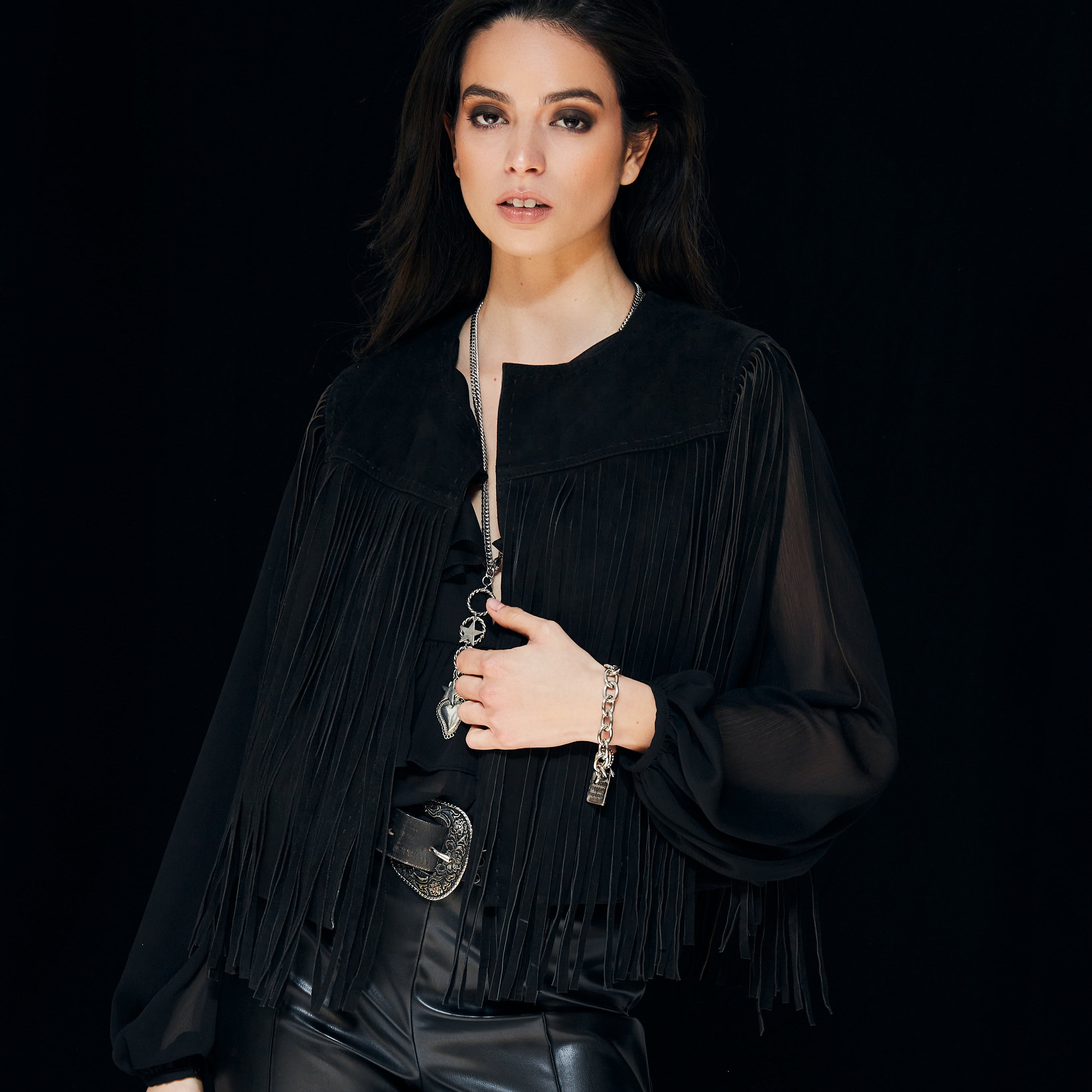 Chaqueta, Slash Black LEATHER COLLECTION