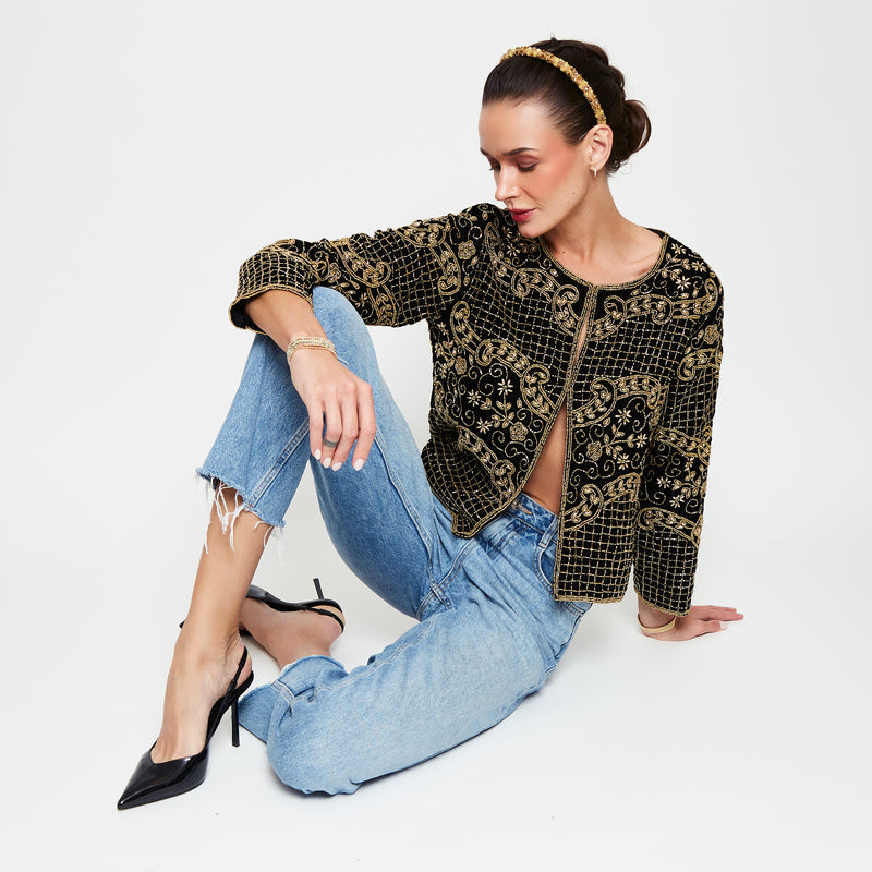 Chaqueta Velvet Goldenlight