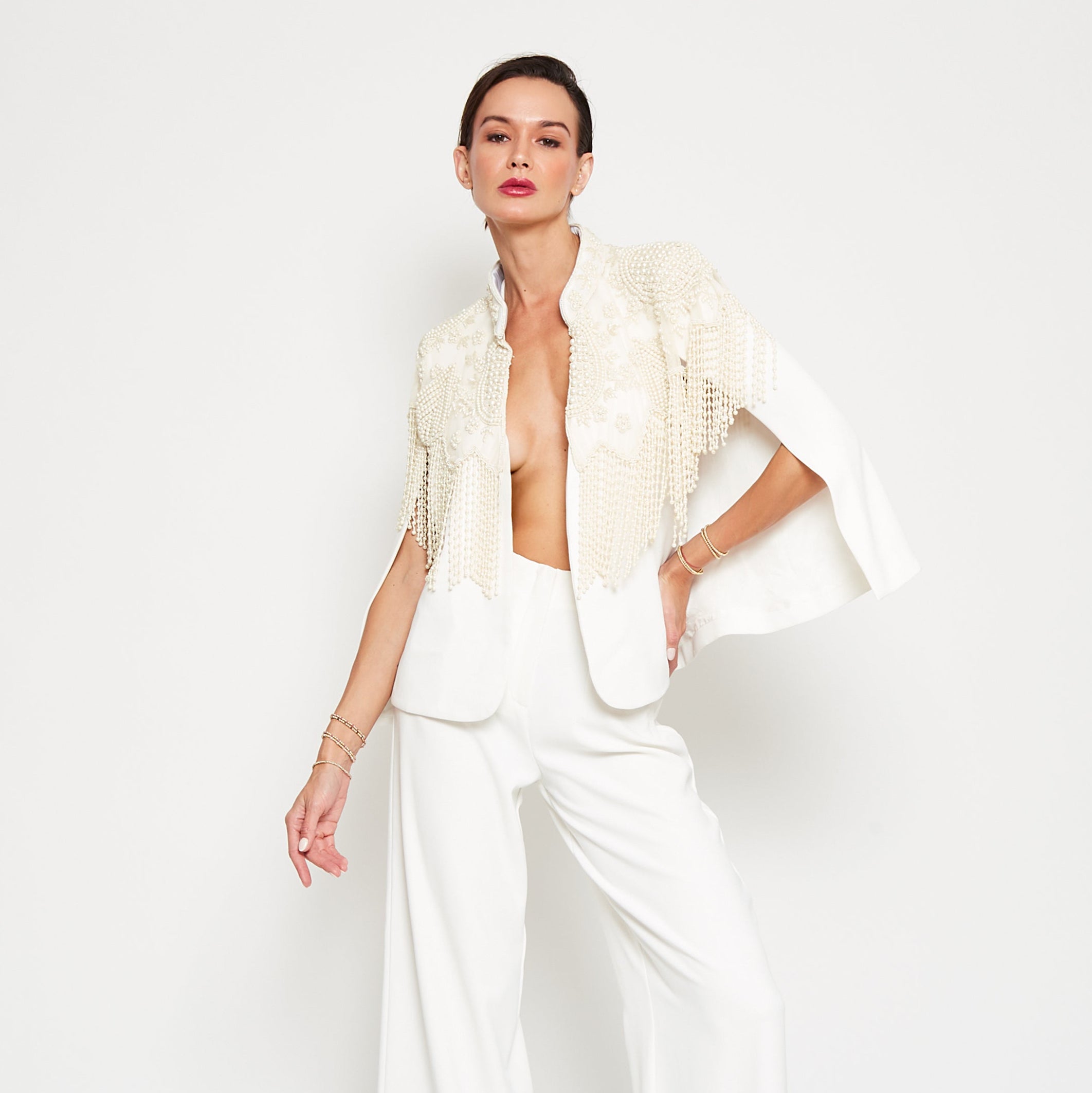 Conjunto Dos Capas Blancas