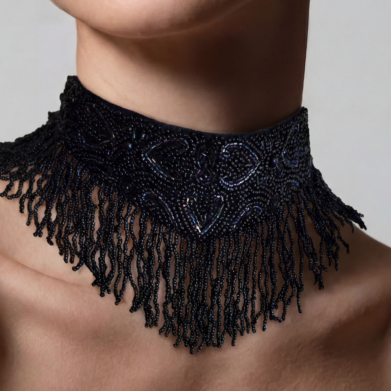 Choker Black Queen